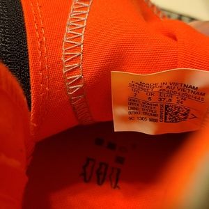 Converse One Star Leopard Print Side Zip High Top Shoes Women's 7 Orange Lace